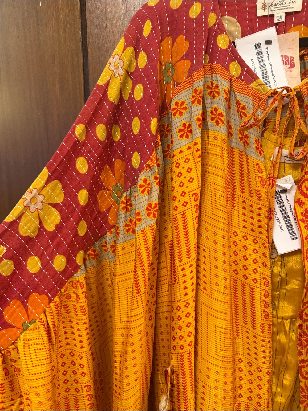 Kantha Bae Fleetwood Kimono & Celeste jumpsuit NWT - Picture 2 of 9